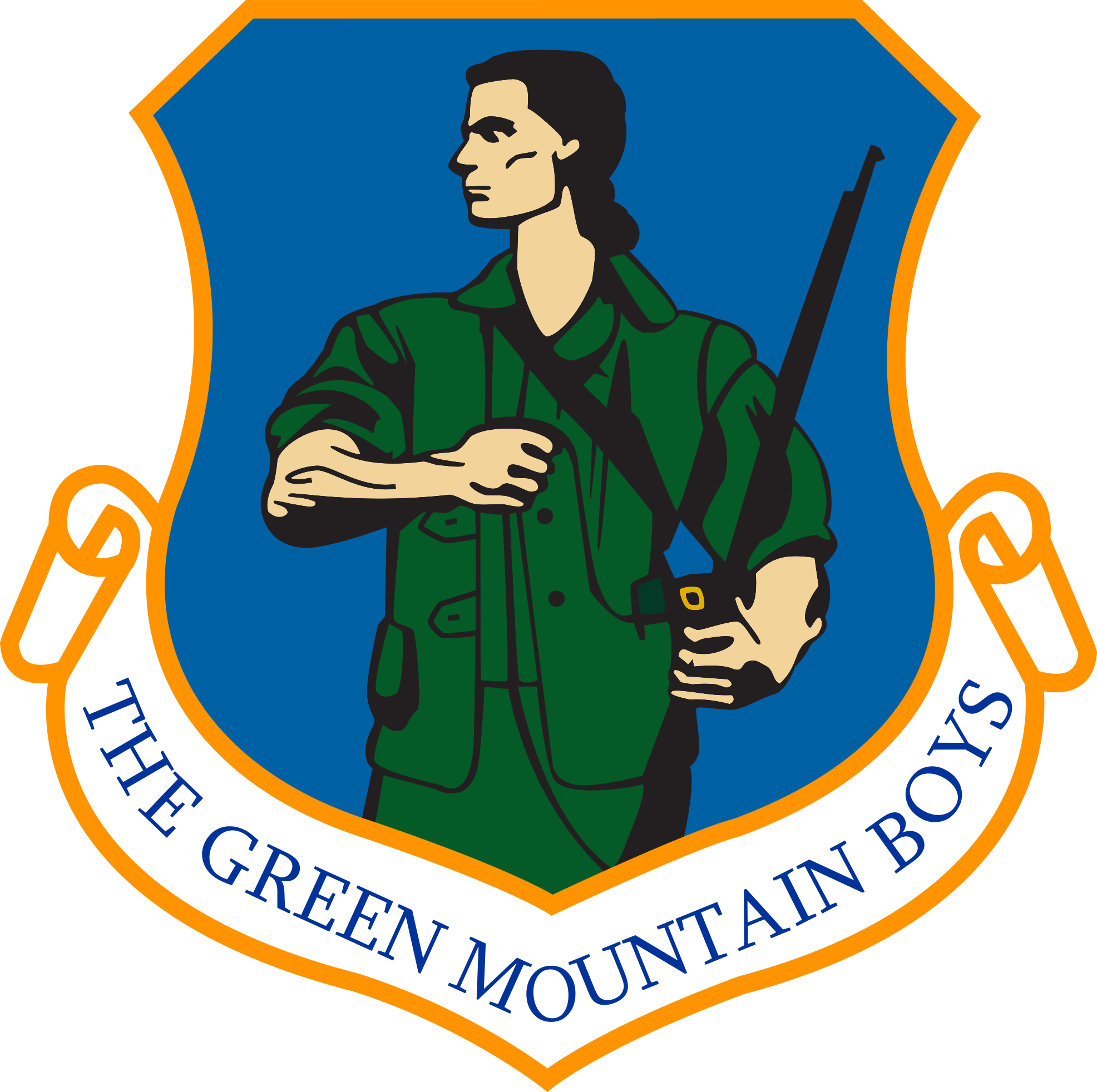 Official shield of the Green Mountain Boys